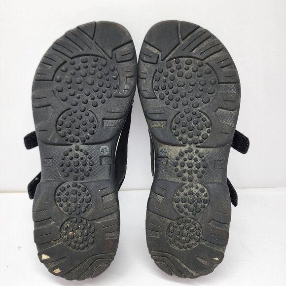 New Feet Medical Footwear Womens 9.5 Black Leather Mesh Comfort Sneakers - Picture 8 of 9